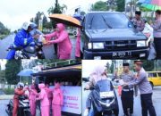 Polres Bener Meriah dan Bhayangkari Berbagi Takjil untuk Pengendara di Bulan Ramadhan