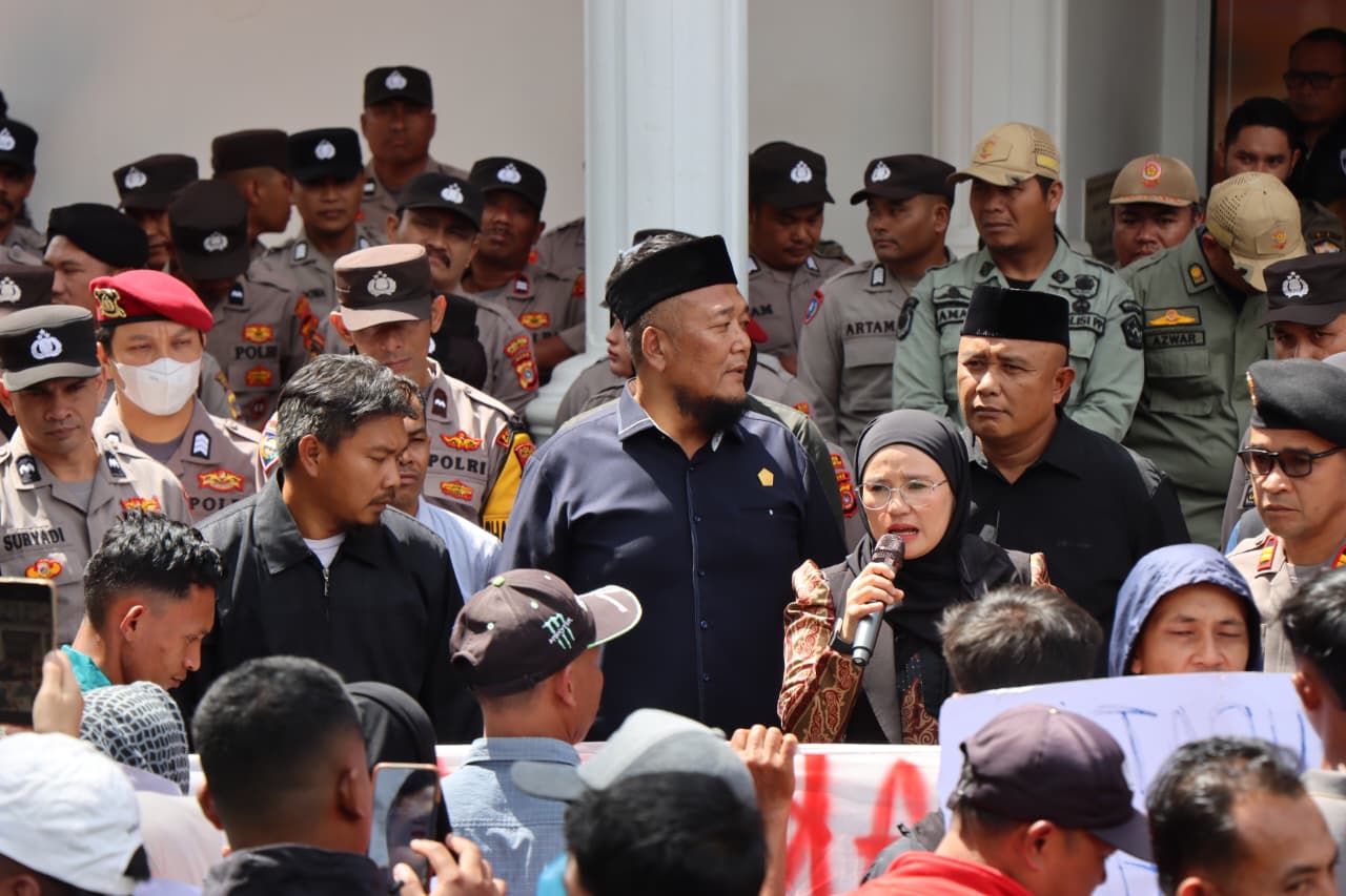Aksi Formasket di DPRK Berjalan Aman dan Kondusif, Polres Aceh Tengah Kedepankan Pengamanan Humanis