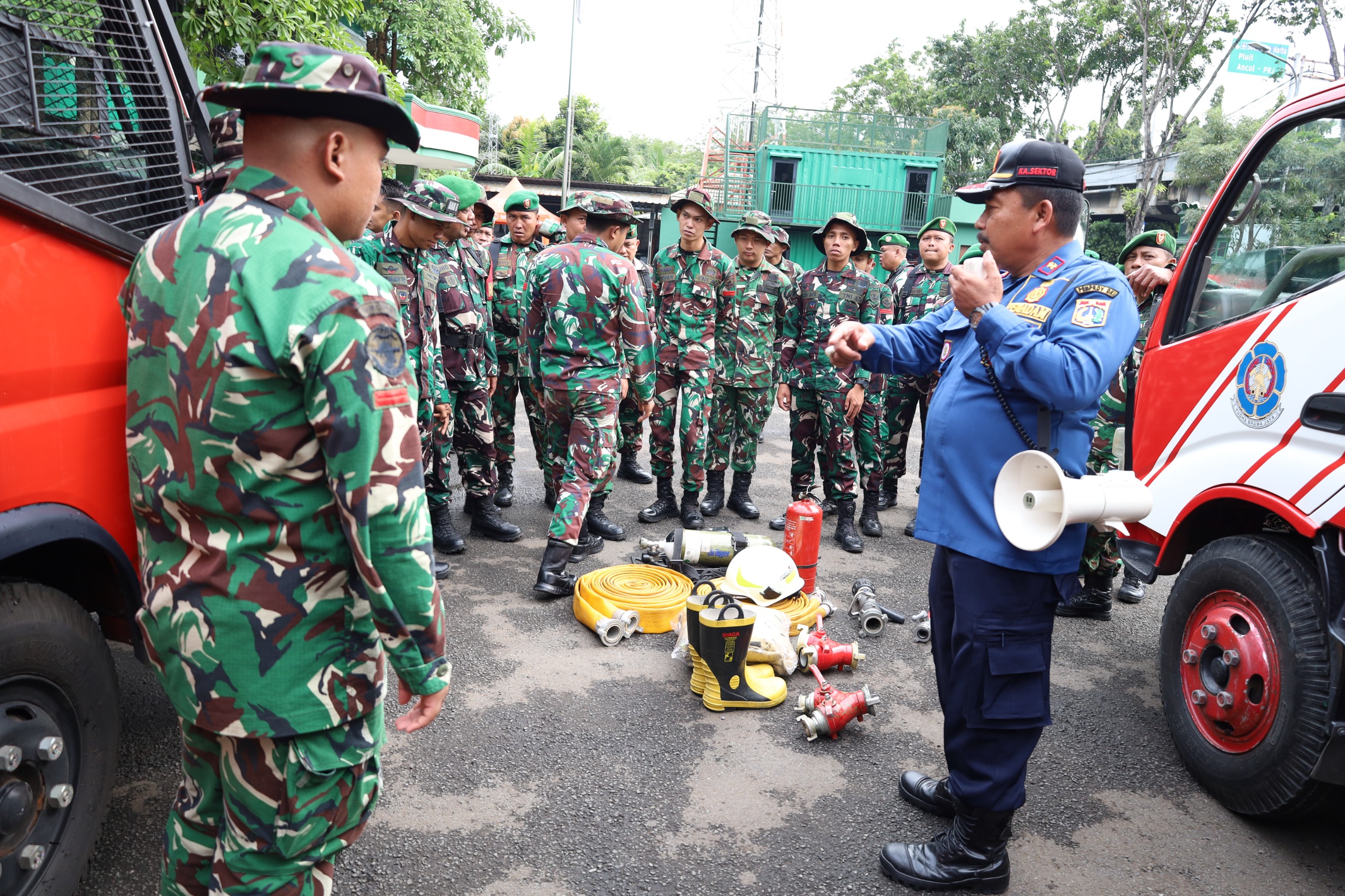 Kodim 0502/Jakarta Utara Gelar Pelatihan Pengoperasian Water Tank AD