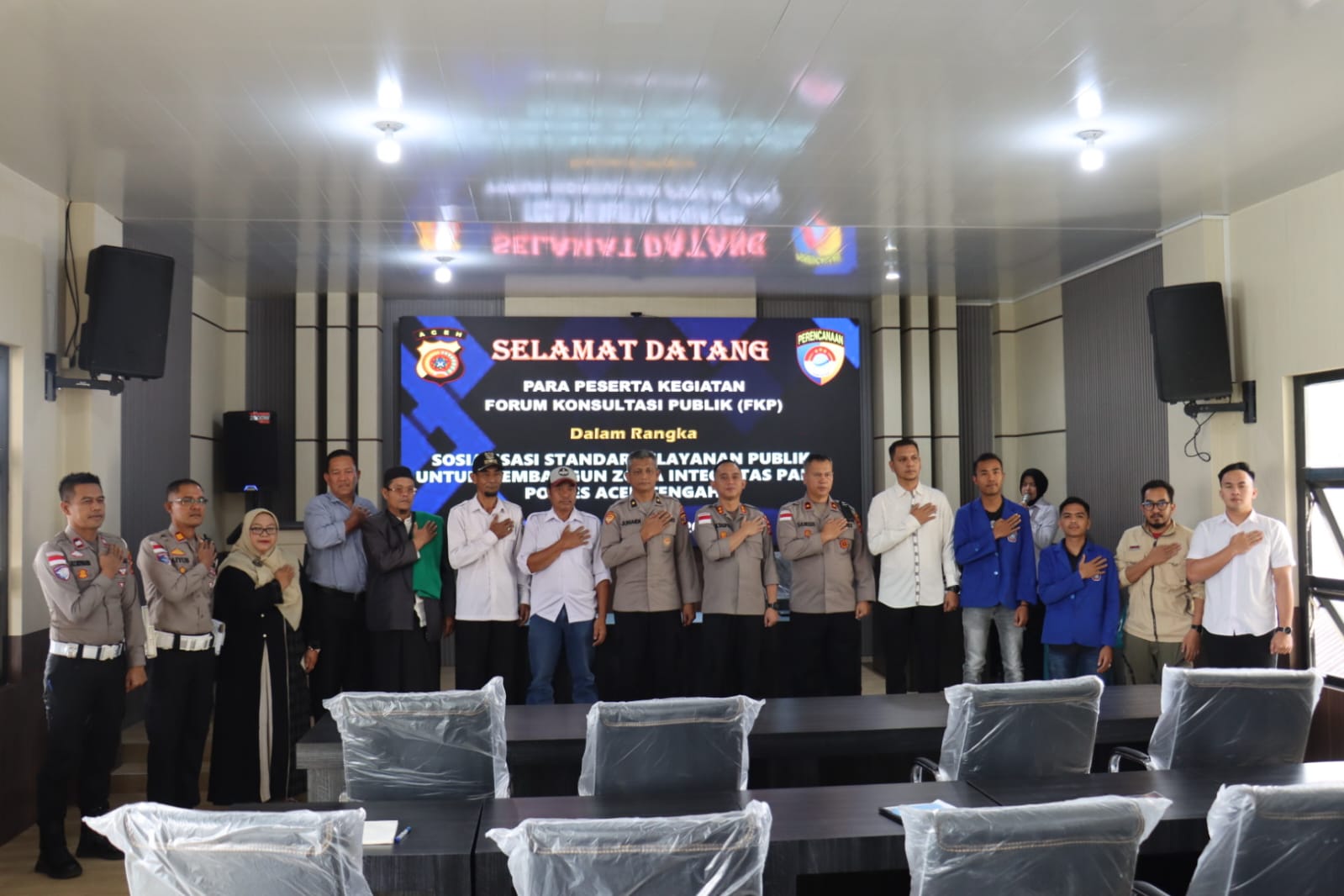 Polres Aceh Tengah Gelar Forum Konsultasi Publik untuk Perkuat Pelayanan dan Zona Integritas