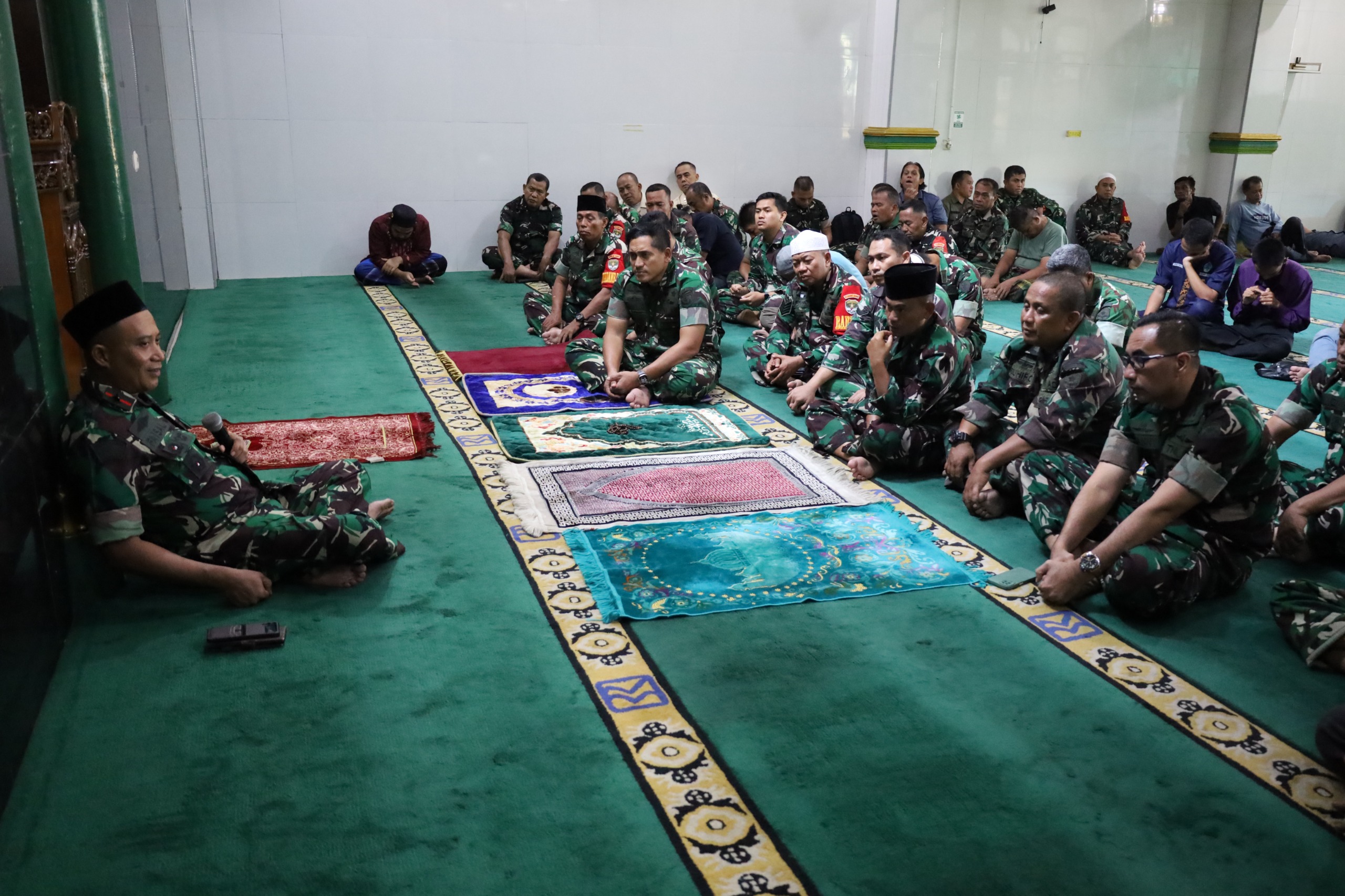 Safari Ramadhan Danrem 052/Wkr Di Kodim 0502/JU, Perkuat Iman Dan Semangat Pengabdian