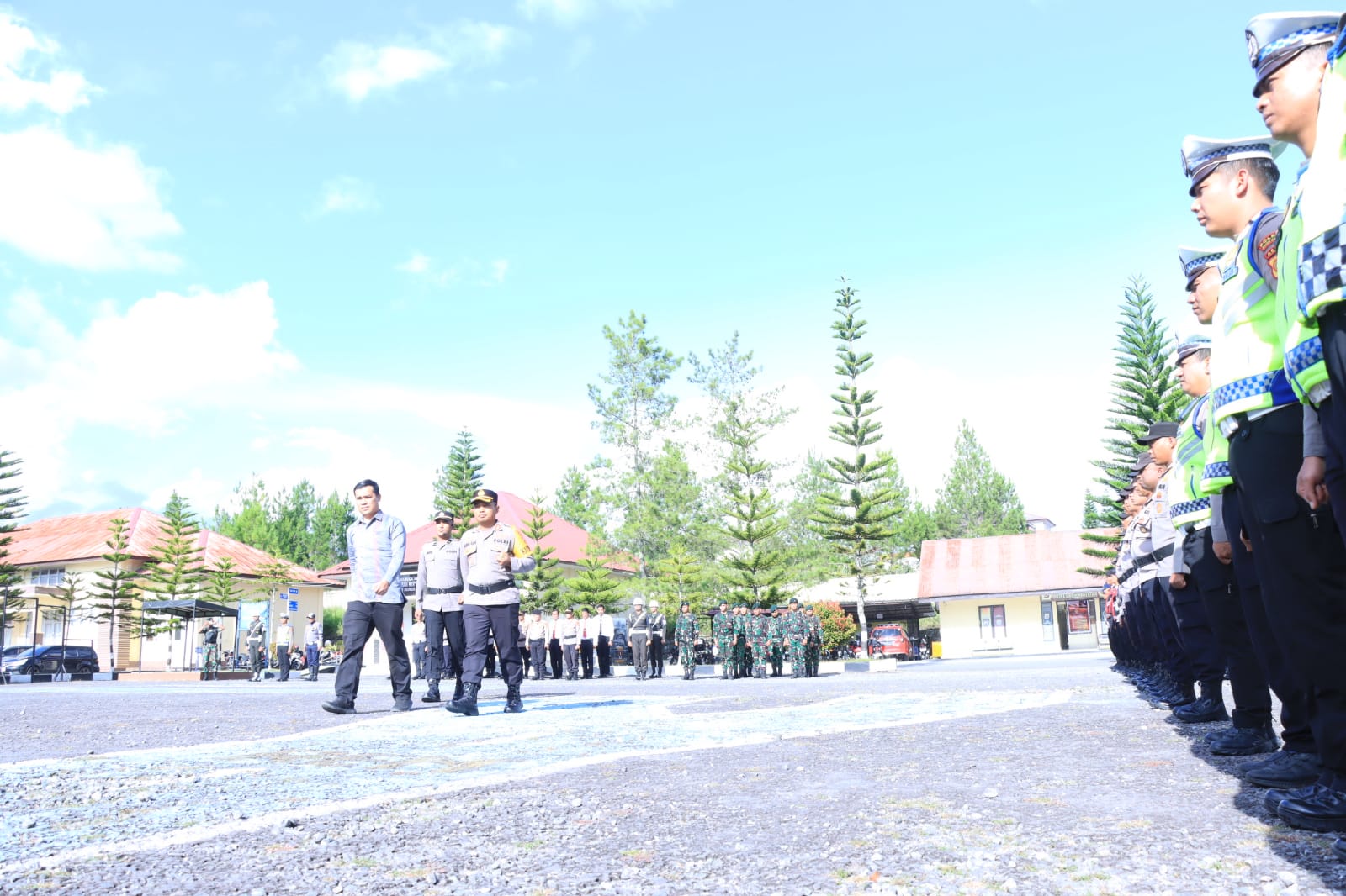 Pastikan Pengamanan Idul Fitri Berjalan Aman, Polres Bener Meriah laksanakan Apel Gelar Pasukan Operasi Ketupat Seulawah 2026