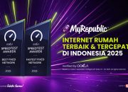 MyRepublic Indonesia Kembali Raih 2 Penghargaan Ookla: Internet Rumah Terbaik dan Tercepat di Indonesia