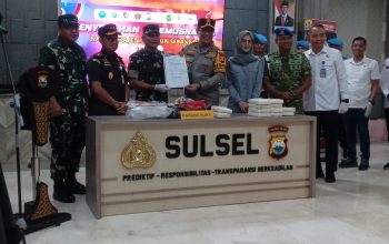 Pangdam Hasanuddin Serahkan Cocain Sebanyak 25 Kg Ke Polda Sulsel