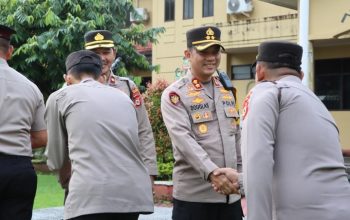 Kapolres Maros Adakan Halal Bihalal Di Mapolres Maros Guna Pererat Silaturahmi