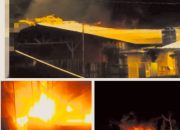 Di Duga Gudang Penimbunan Serta Pengolahan BBM jenis solar di Tanjung Bintang Lampung Selatan di lahap si jago merah