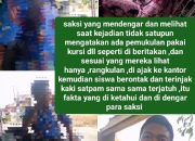 Di Duga Telah Terjadi Keterangan Tidak Benar Yang Berujung Laporan Tentang Adanya Penganiayaan Siswa SMPN 1Tajung Bintang Oleh Satpam.