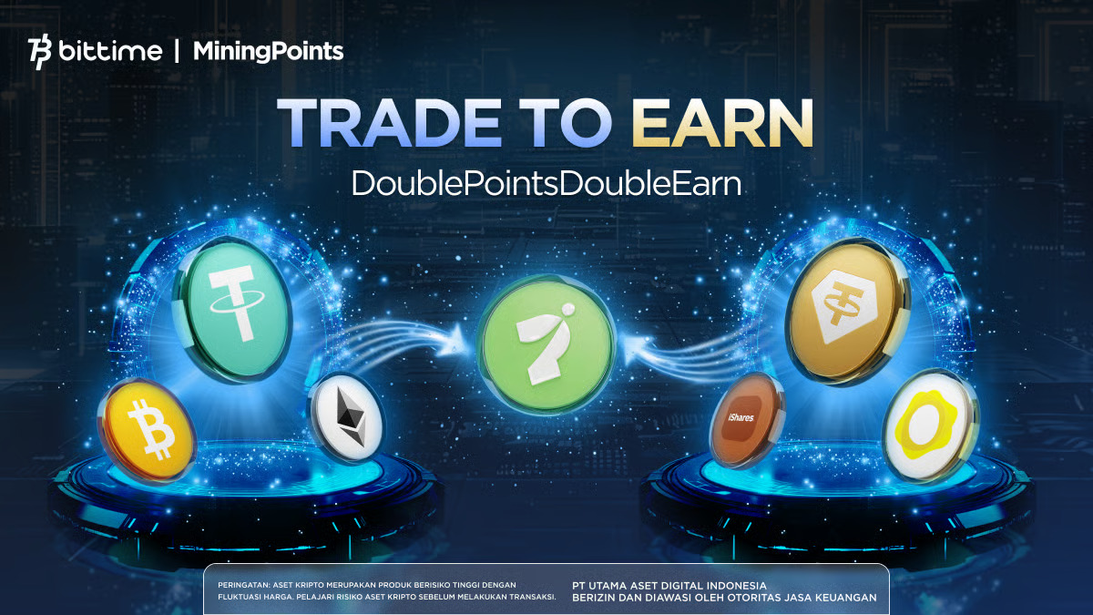 Bittime Mining Points 2.0 #DoublePointsDoubleEarn dengan Prize Pool lebih dari ,000