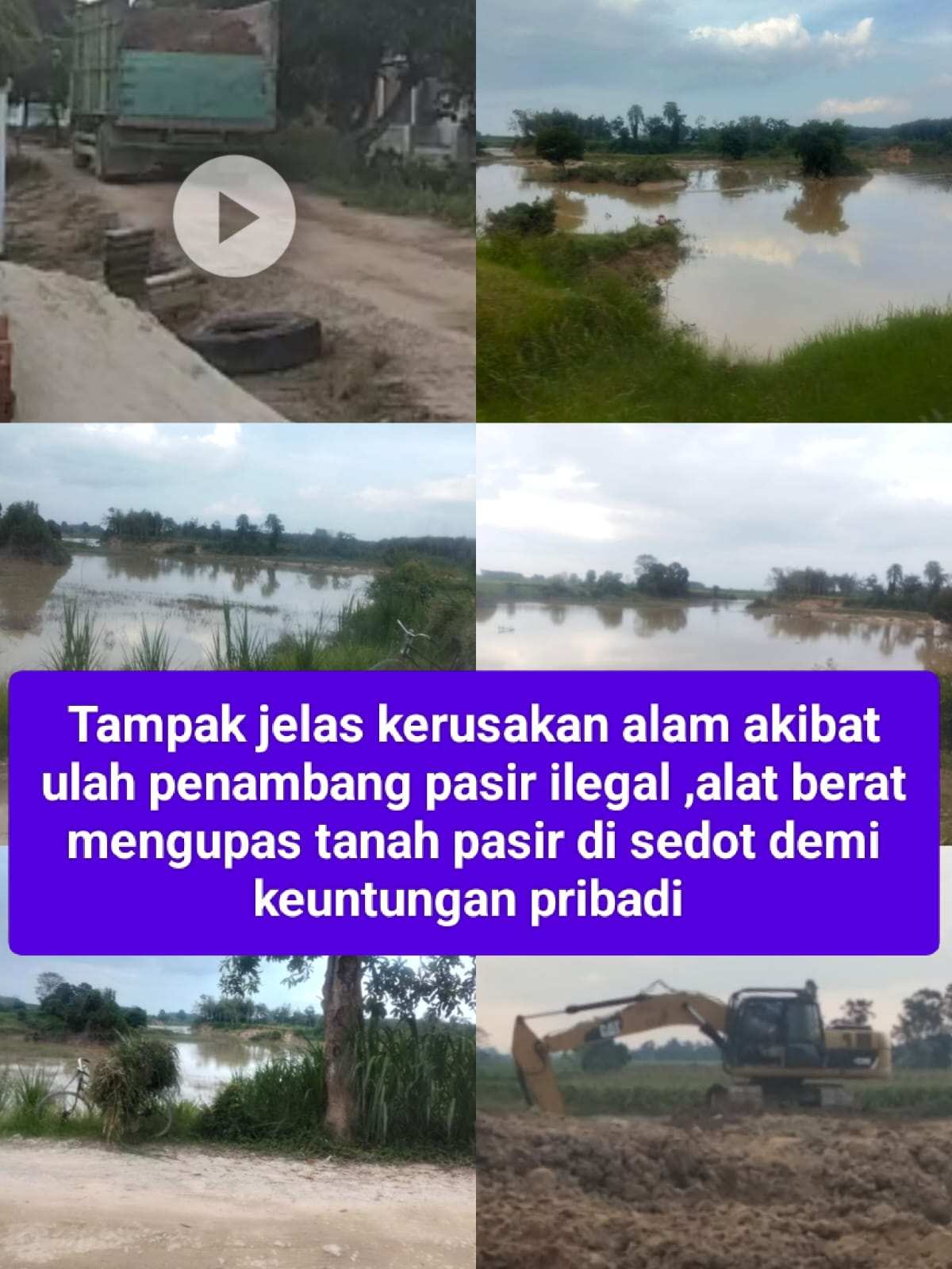 Diduga Jarwo dan Jali Penambang Pasir Ilegal Merasa Kebal Hukum