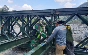 Satgas Gulbencal Kodim 0106/Aceh Tengah Terus Genjot Pembangunan Jembatan Bailey Satgas Gulbencal Kodim 0106/Aceh Tengah Terus Genjot Pembangunan Jembatan Bailey
