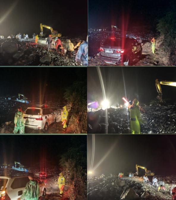 Respons Cepat Polisi Tangani Banjir Weh Porak, Arus Lalin Takengon–Bireuen Kembali Normal