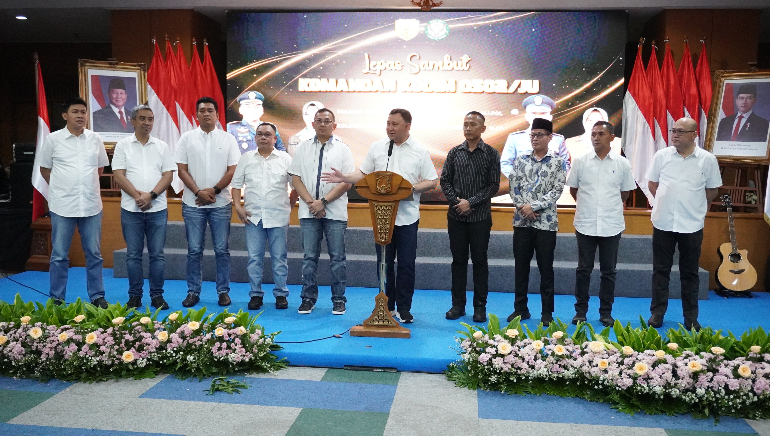 Tongkat Komando Dandim 0502/JU Resmi Berganti, Perkuat Sinergi TNI Dan Pemerintah