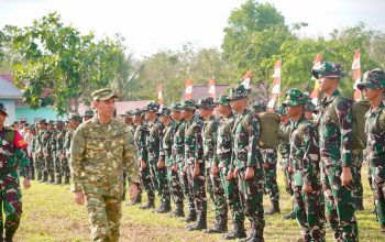 TMMD 128 di OKI Sasar Infrastruktur  dan Berdayakan Masyarakat Desa