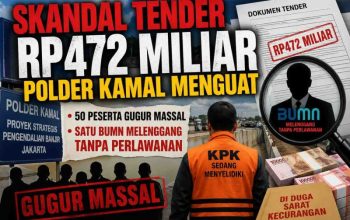Skandal Tender Rp472 Miliar Polder Kamal Menguat, 50 Peserta Gugur Massal, Satu BUMN Melenggang Tanpa Perlawanan