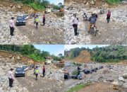 Akses Jalan Takengon–Bireuen di Wih Porak Kembali Normal Kapolsek pintu rime gayo memonitoring , melakukan pengamanan dan pengaturan arus lalulintas