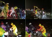 Hujan Deras Tak Halangi, Polisi dan Warga Bahu Membahu Bantu Pengendara Hujan Deras Tak Halangi, Polisi dan Warga Bahu Membahu Bantu Pengendara