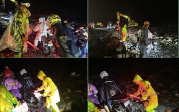 Hujan Deras Tak Halangi, Polisi dan Warga Bahu Membahu Bantu Pengendara Hujan Deras Tak Halangi, Polisi dan Warga Bahu Membahu Bantu Pengendara