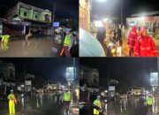 Polres Aceh Tengah Intensifkan Patroli dan Pengaturan di Wilayah Terdampak Banjir, Warga Diimbau Waspada