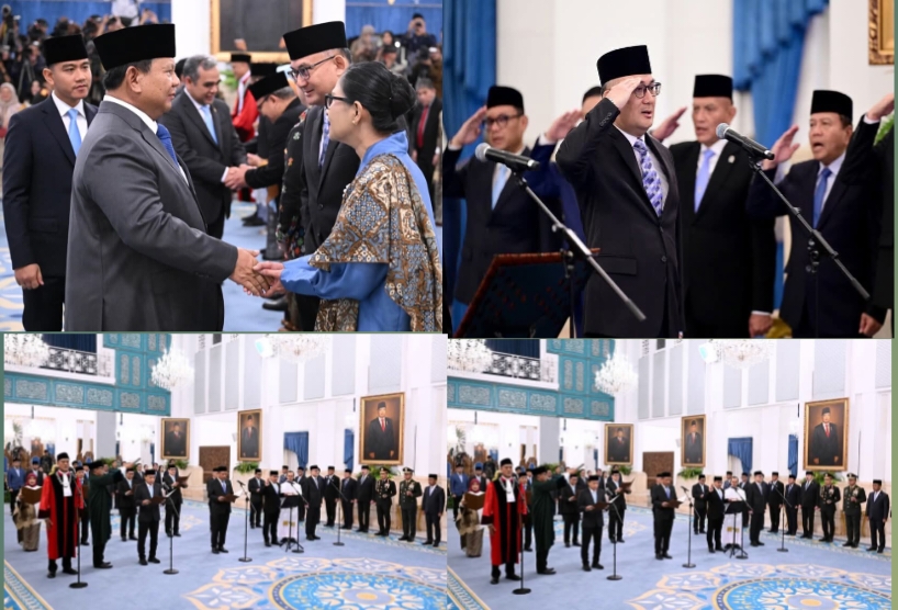 Presiden Prabowo Lantik Andi Rahadian sebagai Dubes LBBP RI untuk Kesultanan Oman