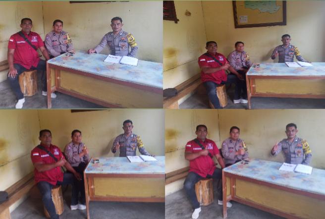 Silaturahmi Media “Mata Keadilan” ke Polsubsektor Rusip Antara