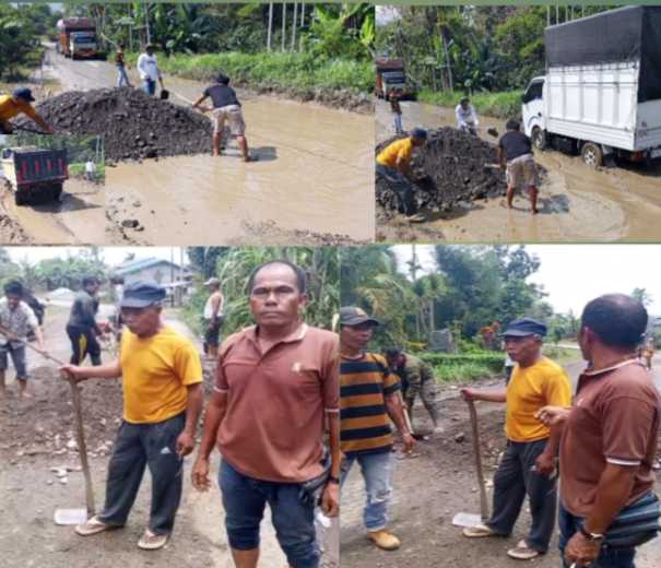 Warga Bintang Berangun Kecewa, Jalan Alternatif Takengon–Bireuen Rusak dan berlubang