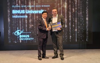 Menuju Usia ke-45, BINUS University Raih Global Most Innovative Knowledge Enterprise (MIKE) Award 2025: Wujudkan Dampak Berkelanjutan