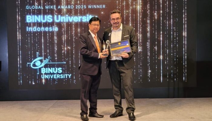 Menuju Usia ke-45, BINUS University Raih Global Most Innovative Knowledge Enterprise (MIKE) Award 2025: Wujudkan Dampak Berkelanjutan