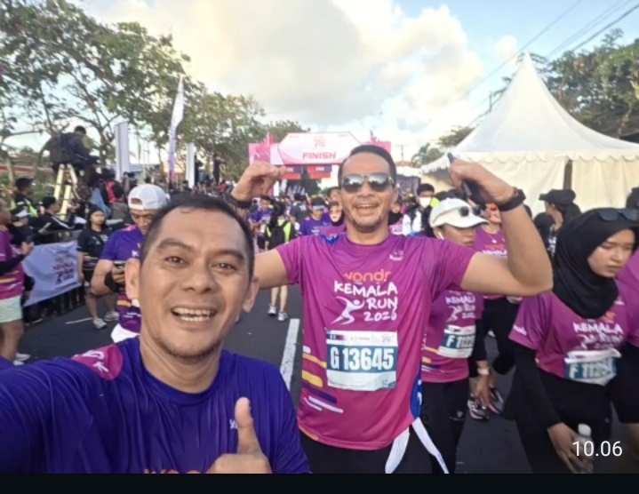 AKBP Jufri Ikut Meramaikan Iven Kemala Run 2026 Di Bali