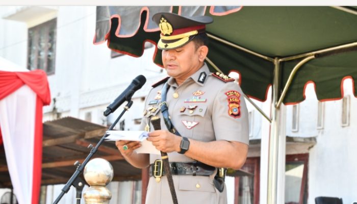 Pimpin Upacara Hari Otonomi Daerah Ke XXX, Kapolres Aceh Timur Tekankan Sinergi dan Inovasi Daerah.