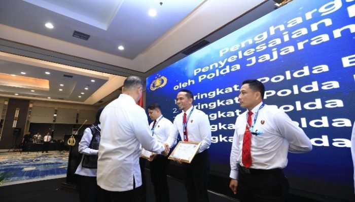 Rakernis Kortastipikor Polri 2026, Ditreskrimsus Polda Sulsel Sabet Dua Penghargaan Nasional