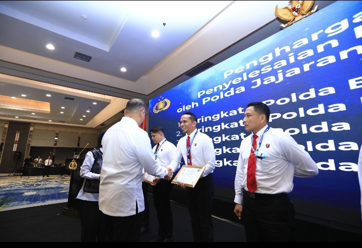 Rakernis Kortastipikor Polri 2026, Ditreskrimsus Polda Sulsel Sabet Dua Penghargaan Nasional