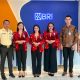 Semarak Hari Kartini, Pekerja BRI Branch Office Pantai Indah Kapuk Tampil Elegan dengan Kebaya Merah
