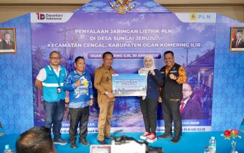 PLN Alirkan Listrik 24 Jam ke Dusun Terpencil di Cengal, OKI