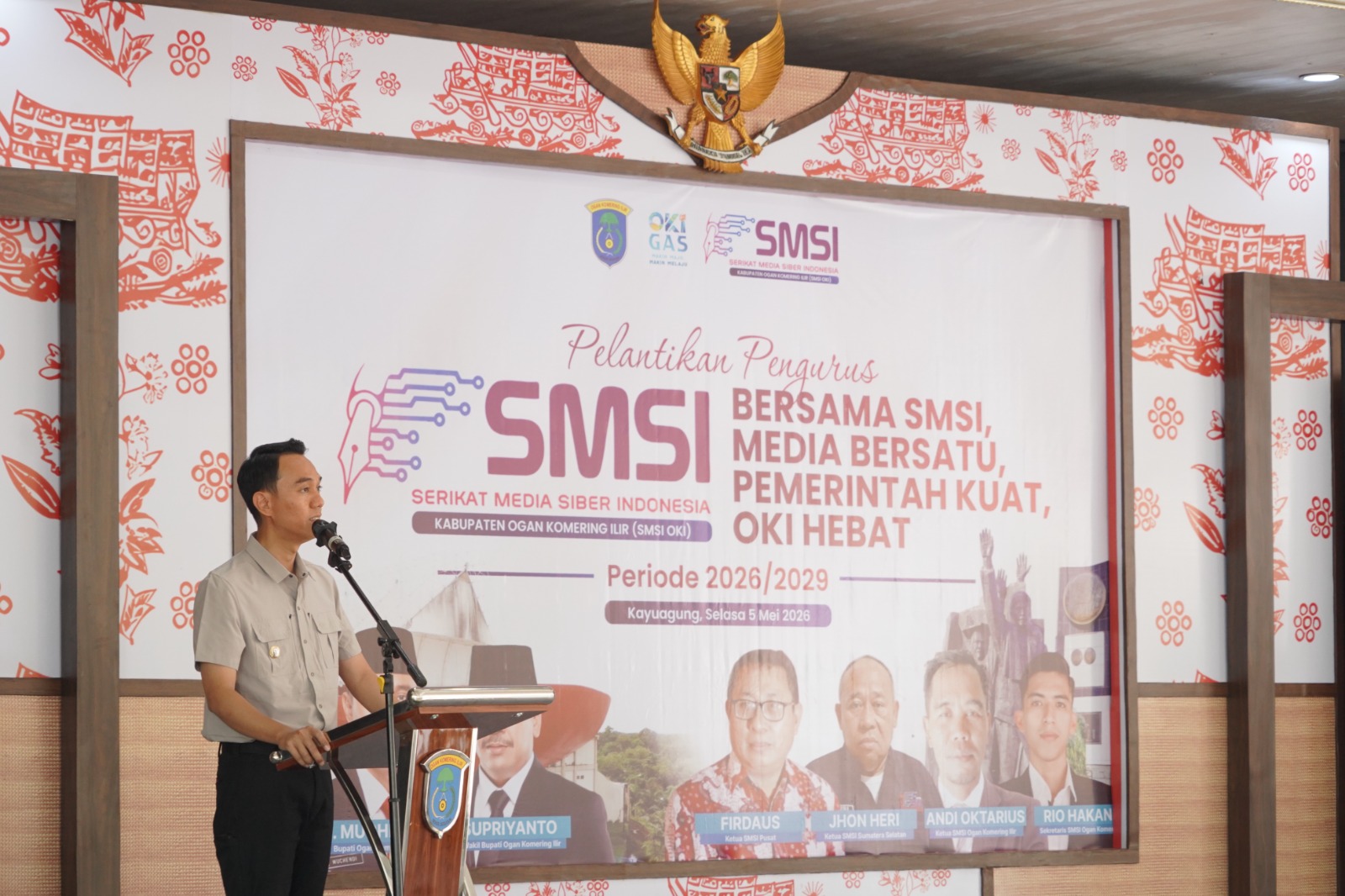 Bupati OKI Ajak SMSI Kawal Akurasi Informasi dan Redam Hoaks